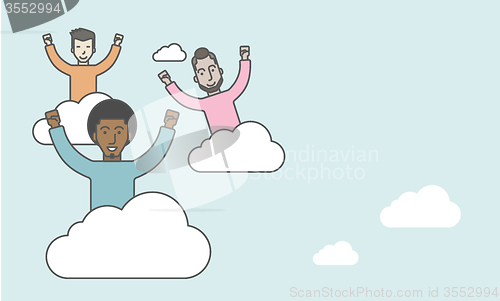 Image of Cloud computing.