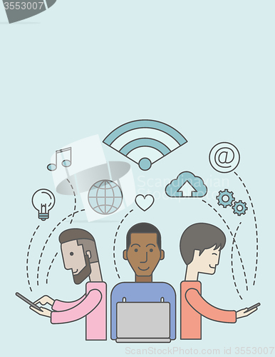 Image of Social media.