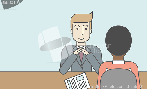 Image of Job interview.