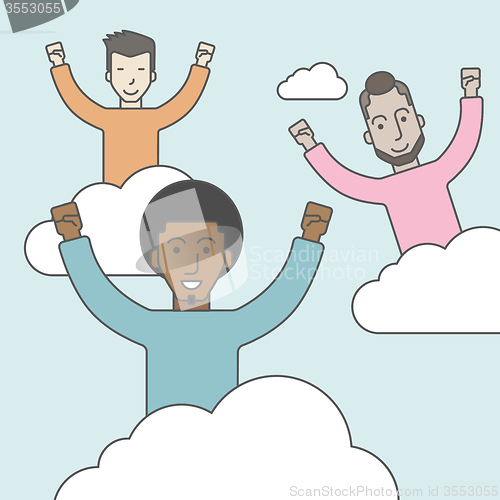 Image of Cloud computing.