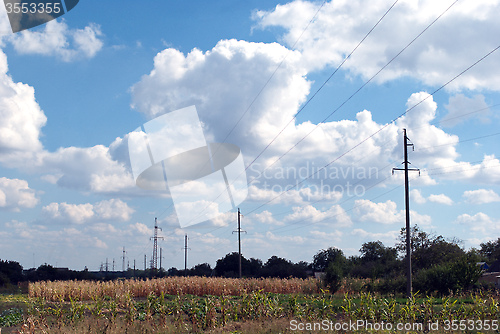 Image of electrical poles