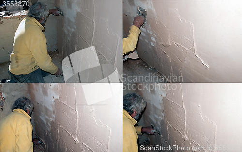 Image of plasterer work