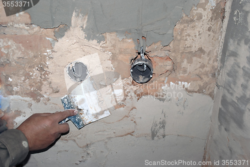 Image of plasterer