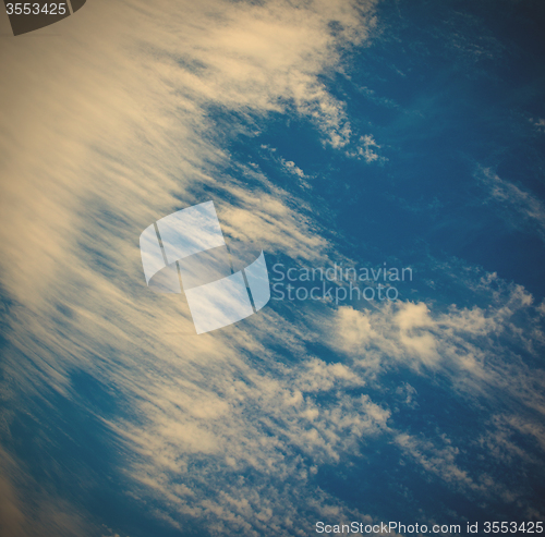 Image of blue sky with clouds