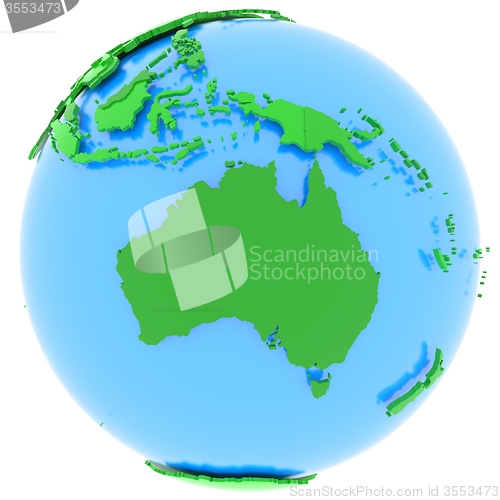 Image of Australia on Earth