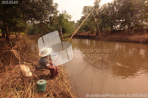 Image of ASIA THAILAND ISAN KHORAT PEOPLE FISHING