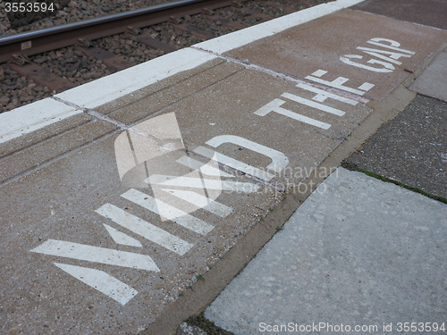 Image of Mind the gap in London
