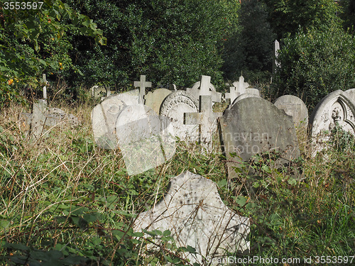 Image of Tombs and crosses at goth cemetery