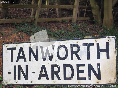Image of Tanworth in Arden sign