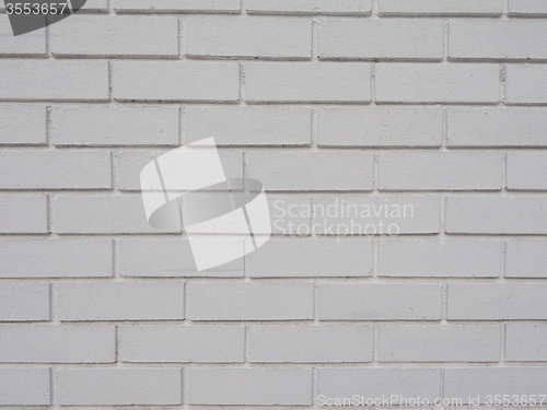 Image of White brick wall background