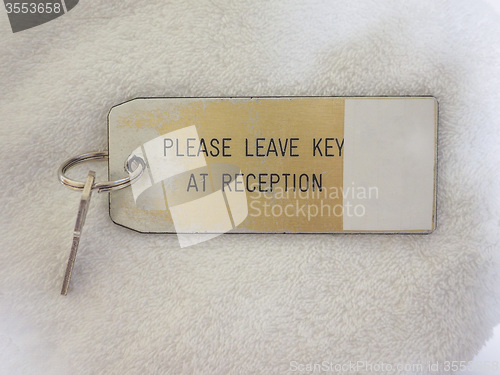 Image of Hotel room key