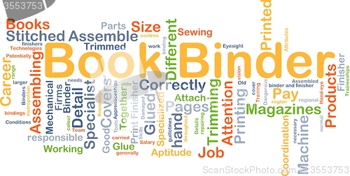 Image of Book binder background concept