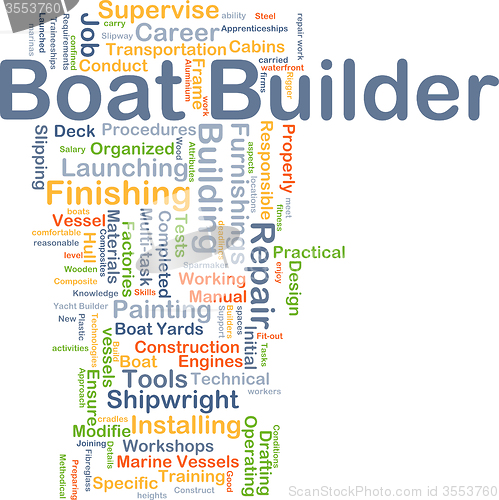 Image of Boat builder background concept