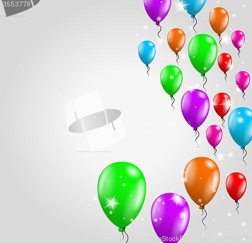 Image of color balloons