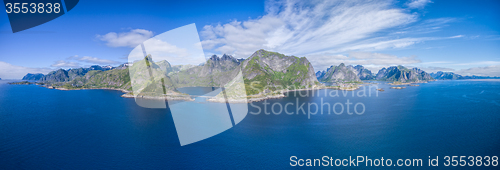 Image of Panorama of Lofoten islands