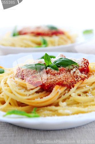 Image of Pasta and tomato sauce