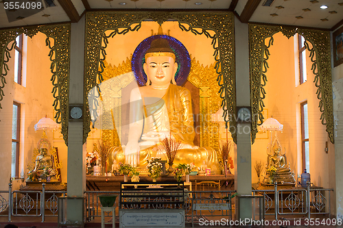 Image of Buddha image in Labutta, Myanmar