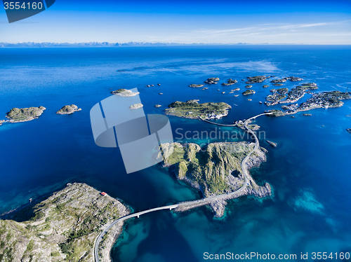 Image of Henningsvaer aerial