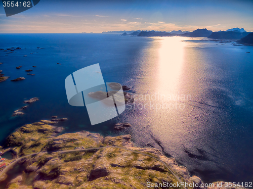 Image of Sunset on Lofoten