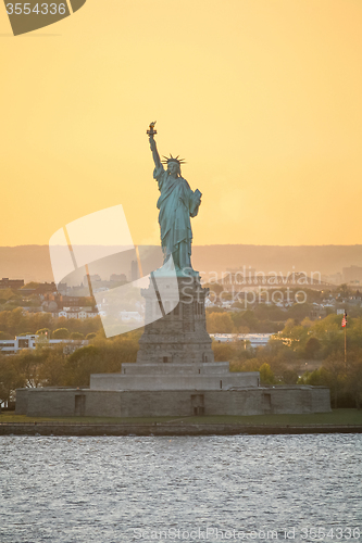 Image of Front view of Liberty Statue