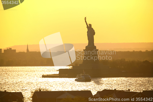 Image of Liberty Statue on sunny day