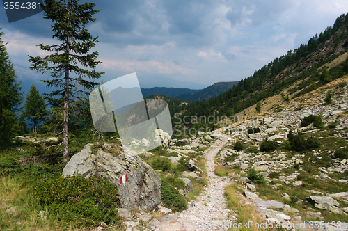 Image of Dramatic mountain landscape