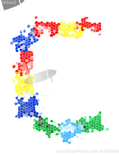 Image of You can write messages with this letters series