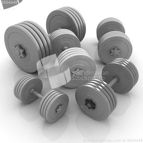 Image of Fitness dumbbells