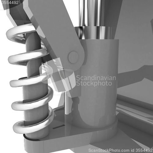 Image of Abstract engineering assembly