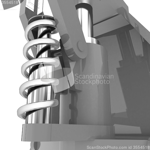 Image of Abstract engineering assembly