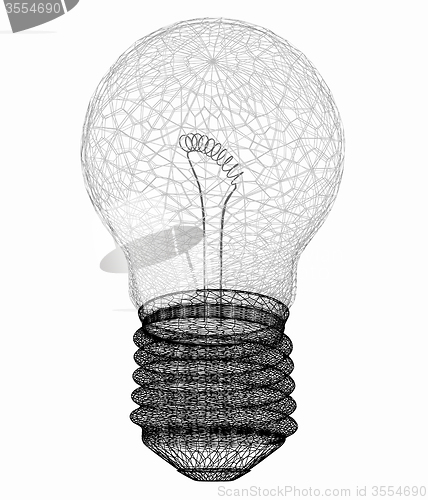 Image of 3d bulb icon