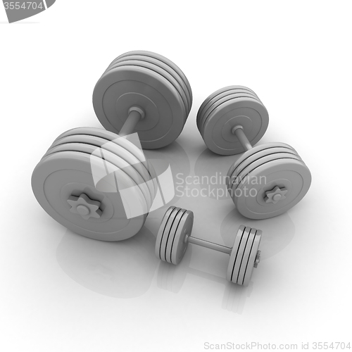 Image of Fitness dumbbells