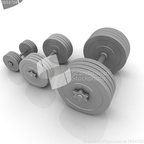 Image of Fitness dumbbells