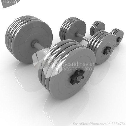 Image of Fitness dumbbells