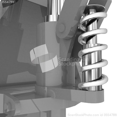 Image of Abstract engineering assembly