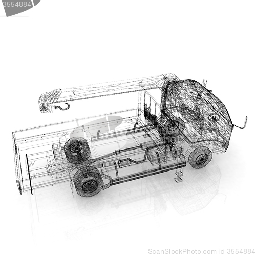 Image of 3d model truck