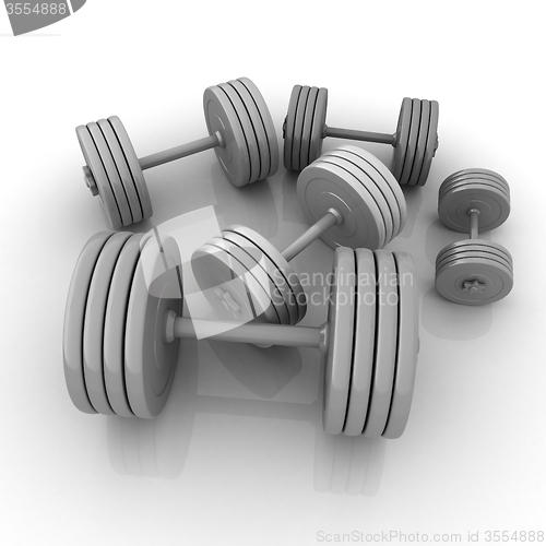 Image of Fitness dumbbells