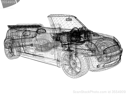 Image of 3d model cars 