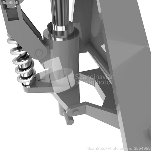 Image of Abstract engineering assembly