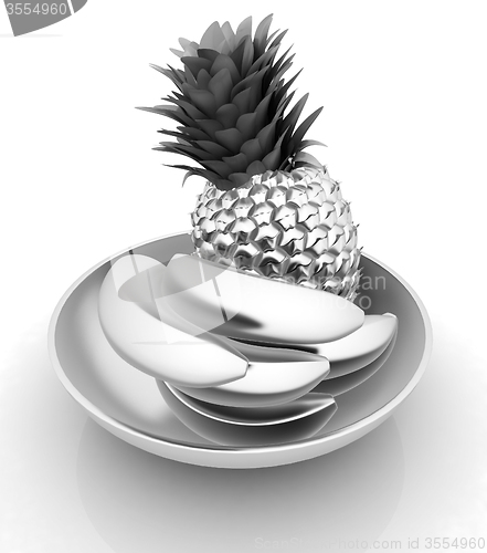 Image of Metall citrus in a dish