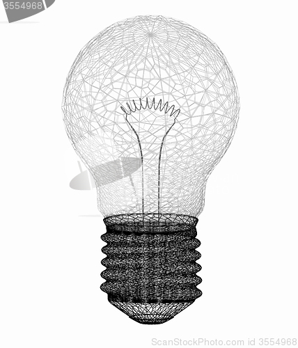 Image of 3d bulb icon