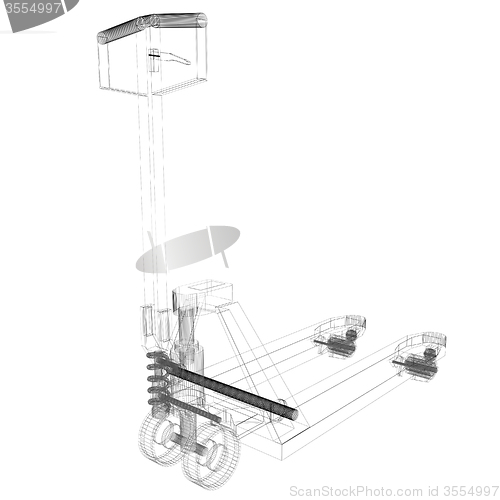 Image of 3d model pallet jack