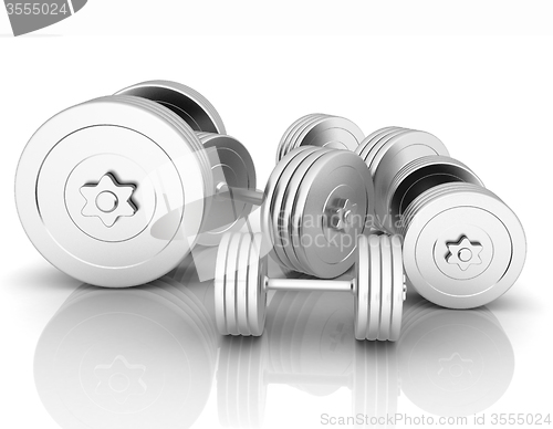 Image of Fitness dumbbells