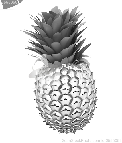 Image of Abstract metall pineapple