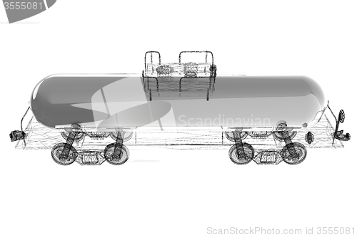 Image of 3D model cistern car