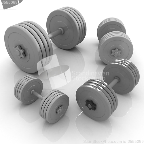 Image of Fitness dumbbells