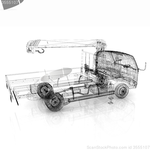 Image of 3d model truck