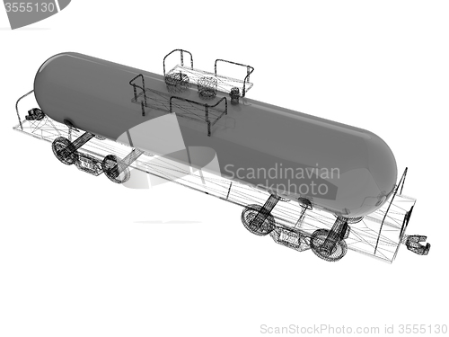 Image of 3D model cistern car