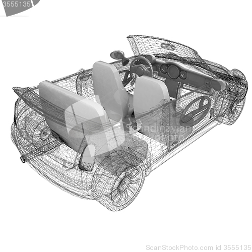 Image of 3d model cars 