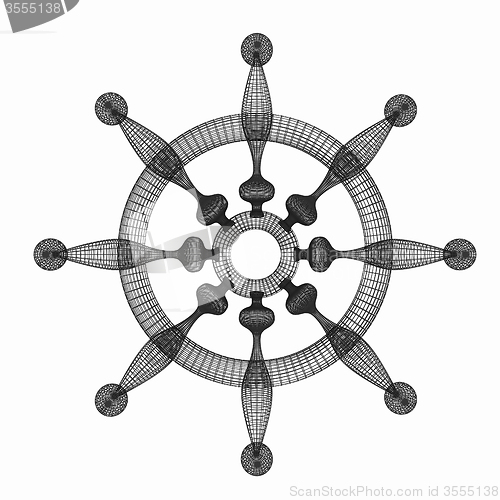 Image of ship wheel